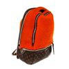 Image 2 : Louis Vuitton x Marc Newson Orange Shealing Brown Monogram Canvas Backpack