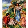 Image 1 : Renoir - Two Women With Young Girls In A Landscape