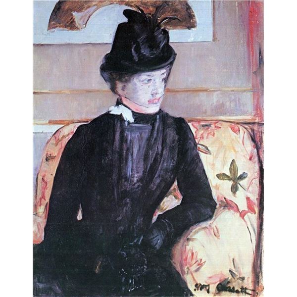 Mary Cassatt - Young Woman In Black