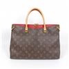 Image 1 : Louis Vuitton Brown Monogram Canvas Leather Pallas MM Satchel Bag