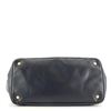 Image 3 : Prada Black Calfskin Leather Front Pocket Convertible Medium Tote Bag