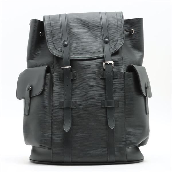 Louis Vuitton Black Epi Leather Christopher PM Backpack