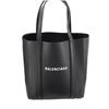 Image 1 : Balenciaga Black Calfskin Leather Everyday Small Tote Bag