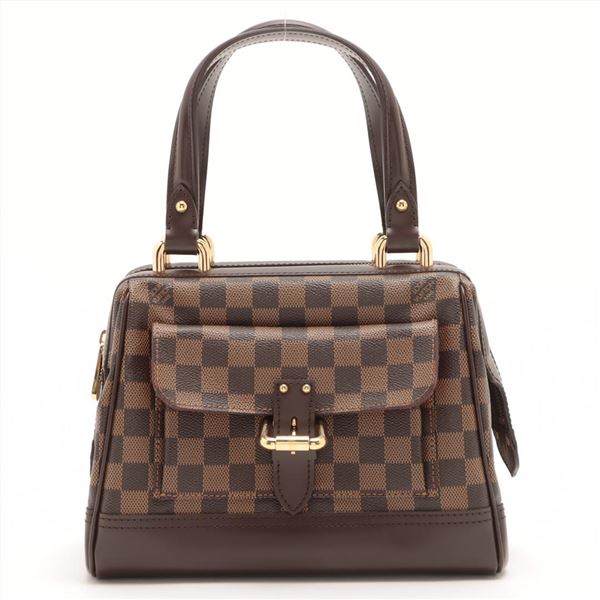 Louis Vuitton Damier Ebene Canvas Leather Knightsbridge Handbag