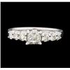 Image 2 : 1.44 ctw Diamond Ring - 14KT White Gold