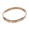 Image 5 : Cartier Rose Gold Love Bracelet with Diamonds 17
