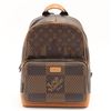 Image 1 : Louis Vuitton x NIGO Brown Monogram Damier Geant Canvas Leather Campus Backpack