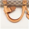 Image 7 : Louis Vuitton Damier Azur Canvas Leather Keepall 55 cm Bandouliere Duffle Bag Lu