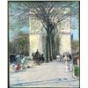 Image 1 : Childe Hassam - Washington Arch in Spring