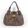 Image 1 : Louis Vuitton Damier Ebene Canvas Leather Sistina MM Shoulder Bag