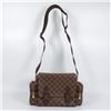 Image 1 : Louis Vuitton Damier Ebene Canvas Leather Reporter Melville Shoulder Bag