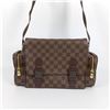 Image 2 : Louis Vuitton Damier Ebene Canvas Leather Reporter Melville Shoulder Bag