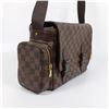 Image 3 : Louis Vuitton Damier Ebene Canvas Leather Reporter Melville Shoulder Bag