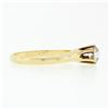 Image 5 : Antique Victorian 14k Gold 0.50 ctw Old Mine Cut Diamond Six-Prong Solitaire Rin