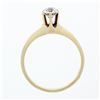 Image 8 : Antique Victorian 14k Gold 0.50 ctw Old Mine Cut Diamond Six-Prong Solitaire Rin