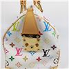 Image 5 : Louis Vuitton White Multicolor Canvas Leather Speedy 30cm Handbag