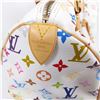 Image 7 : Louis Vuitton White Multicolor Canvas Leather Speedy 30cm Handbag