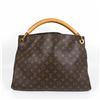 Image 1 : Louis Vuitton Brown Monogram Canvas Leather Artsy MM Hobo Bag