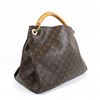 Image 2 : Louis Vuitton Brown Monogram Canvas Leather Artsy MM Hobo Bag