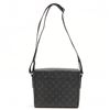 Image 2 : Louis Vuitton Black Monogram Eclipse Canvas Leather District NM PM Messenger Bag