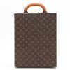 Image 2 : Louis Vuitton Vintage Brown Monogram Canvas Leather Vertical Briefcase