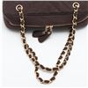 Image 5 : Chanel Brown Chevron Quilted Cotton CC Chain Shoulder Bag