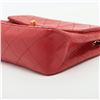 Image 3 : Chanel Vintage Red Quilted Lambskin Leather CC Mini Single Flap Shoulder Bag
