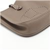 Image 4 : Hermes Etoupe Taurillon Leather Evelyne III PM Crossbody Bag GHW