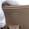 Image 8 : Hermes Etoupe Taurillon Leather Evelyne III PM Crossbody Bag GHW