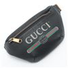 Image 1 : Gucci Black Printed Leather Retro Logo Waist Bag