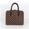 Image 1 : Louis Vuitton Damier Ebene Canvas Leather Triana Handbag