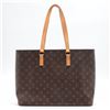Image 1 : Louis Vuitton Brown Monogram Canvas Leather Luco Tote Bag