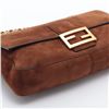 Image 5 : Fendi Brown Suede Mamma Baguette Shoulder Bag 8BR771