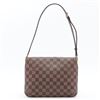 Image 2 : Louis Vuitton Damier Ebene Canvas Leather Musette Tango Short Strap Shoulder Bag