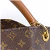 Image 6 : Louis Vuitton Brown Monogram Canvas Leather Artsy MM Hobo Bag