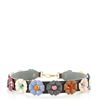 Image 2 : Fendi Flowerland Strap You Shoulder Strap Studded Leather Brown, Multicolor
