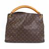 Image 1 : Louis Vuitton Brown Monogram Canvas Leather Artsy MM Hobo Bag