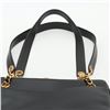 Image 6 : Chanel Vintage Black Caviar Leather Triple CC Logo Tote Bag