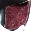 Image 6 : Chanel Black Quilted Caviar Leather CC Fold Over Clutch