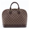 Image 3 : Louis Vuitton Damier Ebene Canvas Leather Alma PM Bag
