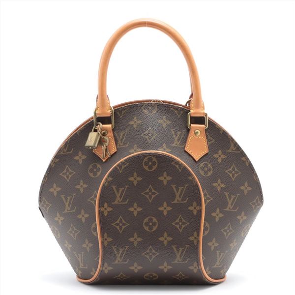 Louis Vuitton Brown Monogram Canvas Leather Ellipse PM Bag