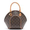 Image 1 : Louis Vuitton Brown Monogram Canvas Leather Ellipse PM Bag
