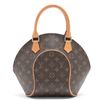 Image 2 : Louis Vuitton Brown Monogram Canvas Leather Ellipse PM Bag