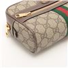 Image 4 : Gucci Brown GG Supreme Canvas Leather Ophidia Mini Belt Bag