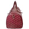 Image 4 : Goyard Red Goyardine Canvas Leather Croisiere 35cm Duffle Bag