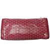 Image 5 : Goyard Red Goyardine Canvas Leather Croisiere 35cm Duffle Bag