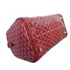 Image 6 : Goyard Red Goyardine Canvas Leather Croisiere 35cm Duffle Bag