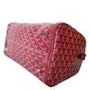 Image 7 : Goyard Red Goyardine Canvas Leather Croisiere 35cm Duffle Bag