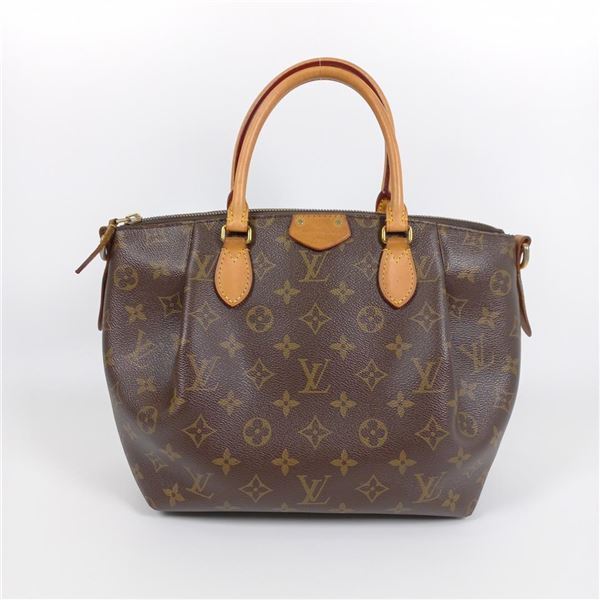 Louis Vuitton Brown Monogram Canvas Leather Turenne PM Shoulder Bag