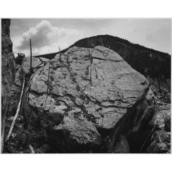 Adams - Rocks at Silver Gate, Yellowstone National Park